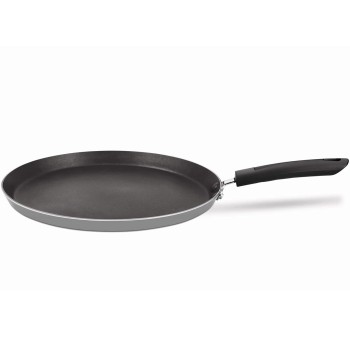 MILTON Pro cook Black Pearl Induction Omni Tawa, 24 cm (Aluminium) | 1 Year Warranty