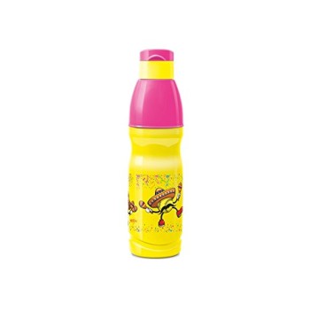 Milton Kool Buddy-900 Plastic Kids Water Bottle, 700 ml, Yellow