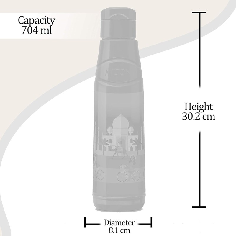 MILTON Kool Fun 900 School Bottle, 704 ml, Orange