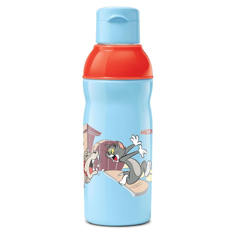 Milton Kool Prime 600 Insulated Kids Water Bottle, 570 ml, Light Blue | BPA and Lead Free | Food Grade | Leak Proof | PU Insulated | Easy to Carry