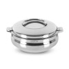 MILTON Sphere 1500 Stainless Steel Casserole, 1.69 Litre, Silver | Double Walled | PU Insulated | Hot and Cold | Food Grade | Easy to Lift Handle | Hygienic