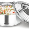 Milton Galaxia Stainless Steel Casserole, 2.5 litres, Silver