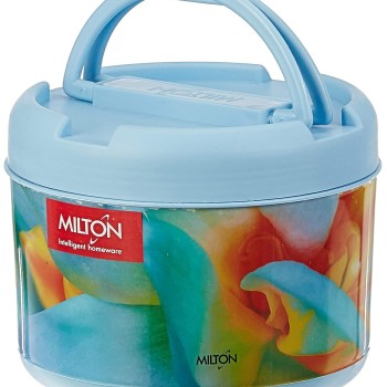Milton Brunch Maxx Plastic Lunch Box, 900ml, Multicolour