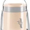 MILTON Classic Stainless Steel Tiffin with Lifter, 3 Container, 300 ml Each, Ivory | PU Insulated | Food Grade | Easy to Carry | Hot and Cold | Office | Outdoors | Food Grade
