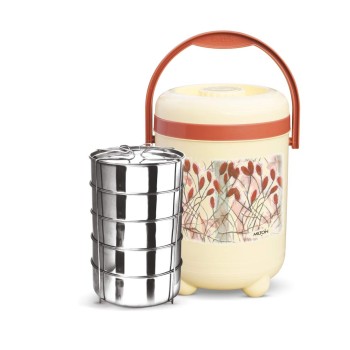 Milton Trojan Plastic Tiffin, 5-Litre, Brown