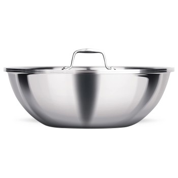 MILTON Pro cook Triply Stainless Steel Tasla with Lid, 20 cm / 1.6 Litre | 3 Years Warranty