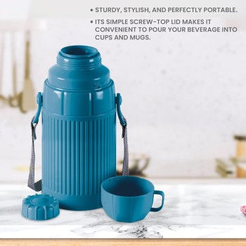 Milton Precious 500 Plastic Insulated Flask, 480 ml, Capri Blue | BPA Free | Food Grade | Odour Free | Easy Grip | Easy to Carry| Light Weight | School | Kids | Picnic Milton Precious 500 Plastic Insulated Flask, 480 ml, Capri Blue | BPA Free | Food Grade | Odour Free | Easy Grip | Easy to Carry| Light Weight | School | Kids | Picnic