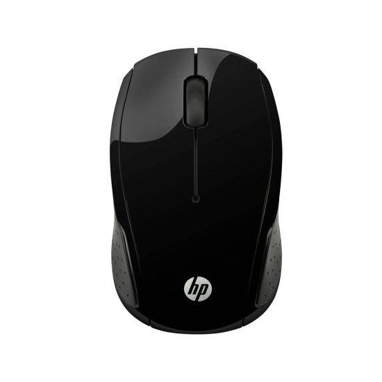 HP 200 USB Wireless Mouse with 1000 DPI optical sensor, 2.4 GHz wireless connectivity, built-in scrolling and ambidextrous design.3 years warranty(Black)