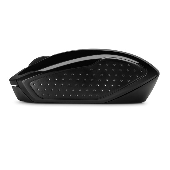 HP 200 USB Wireless Mouse with 1000 DPI optical sensor, 2.4 GHz wireless connectivity, built-in scrolling and ambidextrous design.3 years warranty(Black)