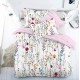 Bella Casa, Double Bedsheet Set with 2 Pillow Covers 100% Cotton -Magnum