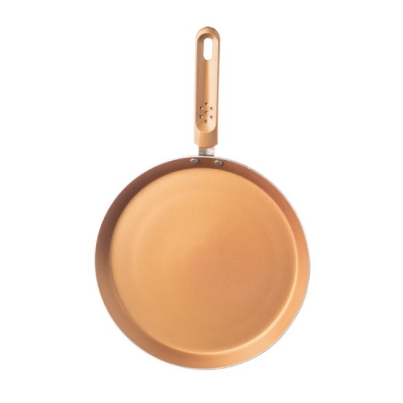 Nouvetta Andria Non-Stick Cookware Set of 5 peices (Dosa Tawa, Kadhai,Frying Pan, Glass Lid,Serving Spoon), Thickness of 3 mm, Copper Nouvetta Andria Non-Stick Cookware Set of 5 peices (Dosa Tawa, Kadhai,Frying Pan, Glass Lid,Serving Spoon), Thickness of 3 mm, Copper