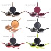Nouvetta Andria Non-Stick Cookware Set of 5 peices (Dosa Tawa, Kadhai,Frying Pan, Glass Lid,Serving Spoon), Thickness of 3 mm, Maroon Nouvetta Andria Non-Stick Cookware Set of 5 peices (Dosa Tawa, Kadhai,Frying Pan, Glass Lid,Serving Spoon), Thickness of 3 mm, Maroon