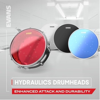 Evans Hydraulic Blue Drum Head, 35.56 cm (14 Inch) Evans Hydraulic Blue Drum Head, 35.56 cm (14 Inch)