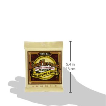 Ernie Ball Earthwood Medium Light 80/20 Bronze Acoustic Guitar Strings - 12-54 Gauge Ernie Ball Earthwood Medium Light 80/20 Bronze Acoustic Guitar Strings - 12-54 Gauge