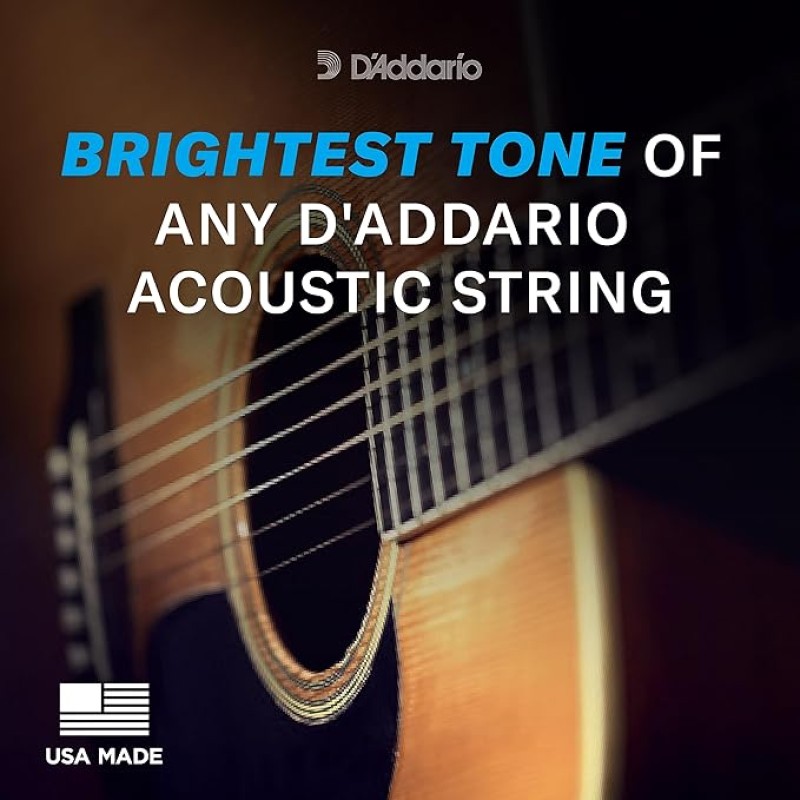 D'Addario EJ10 Bronze Acoustic 10-47 Extra Light Guitar Strings D'Addario EJ10 Bronze Acoustic 10-47 Extra Light Guitar Strings