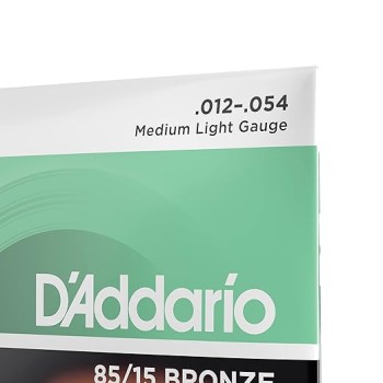 D'Addario EZ920 85/15 Bronze Medium Light Acoustic Guitar Strings D'Addario EZ920 85/15 Bronze Medium Light Acoustic Guitar Strings