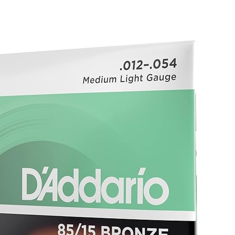 D'Addario EZ920 85/15 Bronze Medium Light Acoustic Guitar Strings D'Addario EZ920 85/15 Bronze Medium Light Acoustic Guitar Strings