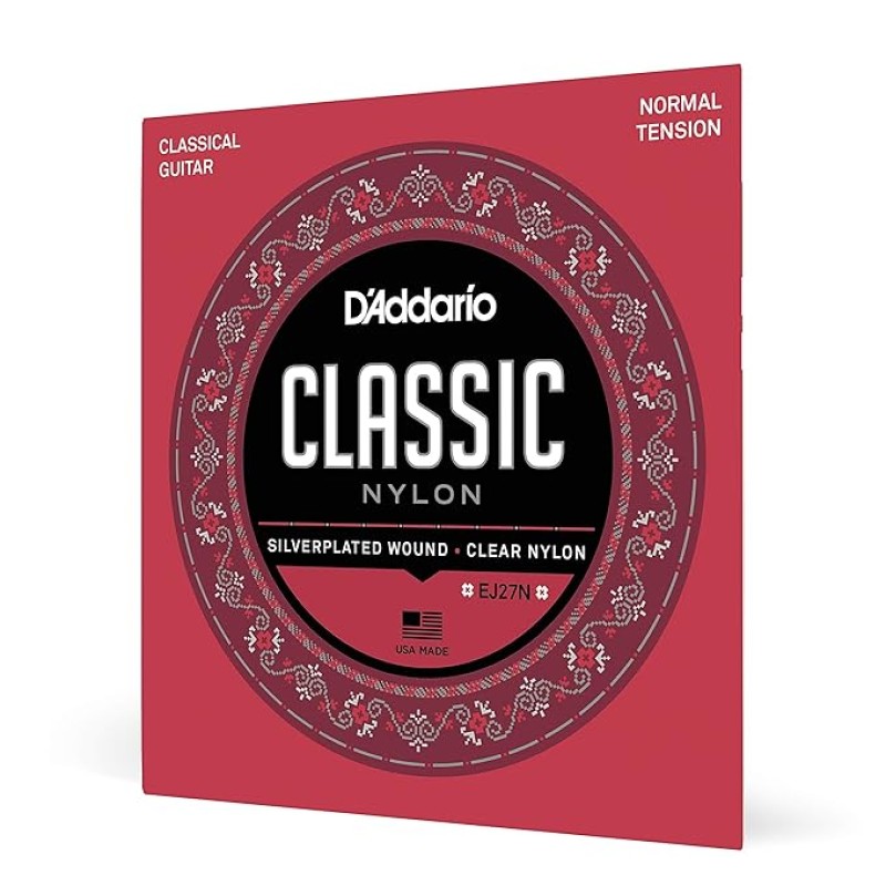 DAddario EJ27N Student Nylon Classical Guitar Strings Normal Tension DAddario EJ27N Student Nylon Classical Guitar Strings Normal Tension