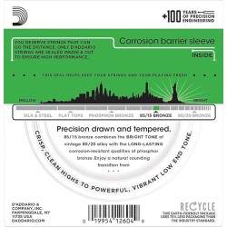D'Addario Guitar Strings - Acoustic Guitar Strings - 85/15 Bronze - For 6 String Guitar - Full, Bright Tone - EZ890 - Super Light, 9-45 D'Addario Guitar Strings - Acoustic Guitar Strings - 85/15 Bronze - For 6 String Guitar - Full, Bright Tone - EZ890 - Super Light, 9-45