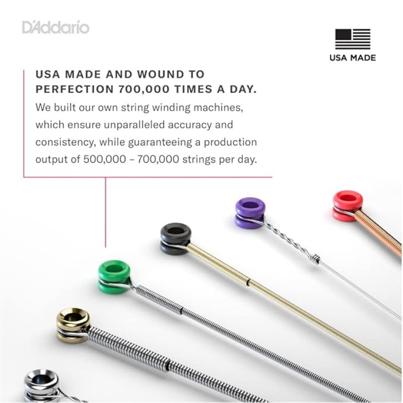 D'Addario EXL165 Nickel Wound 45-105 Custom Light Bass Guitar Strings D'Addario EXL165 Nickel Wound 45-105 Custom Light Bass Guitar Strings