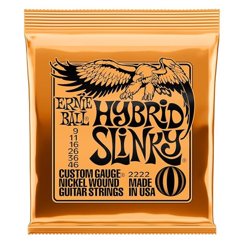 Ernie Ball 2222 Hybrid Slinky Nickel Wound Set (9-46)