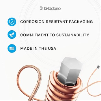 D'Addario EJ11 80/20 Bronze Acoustic Guitar Strings, Light, 12-53 D'Addario EJ11 80/20 Bronze Acoustic Guitar Strings, Light, 12-53