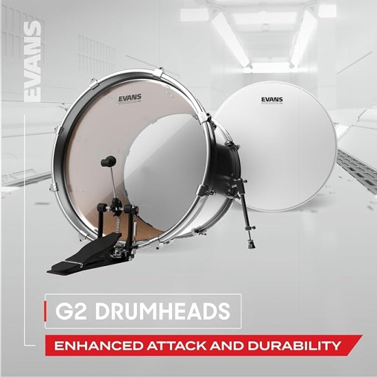 Evans G2 Tompack, Coated, Standard (12 inch, 13 inch, 16 inch) (ETP-G2CTD-S)
