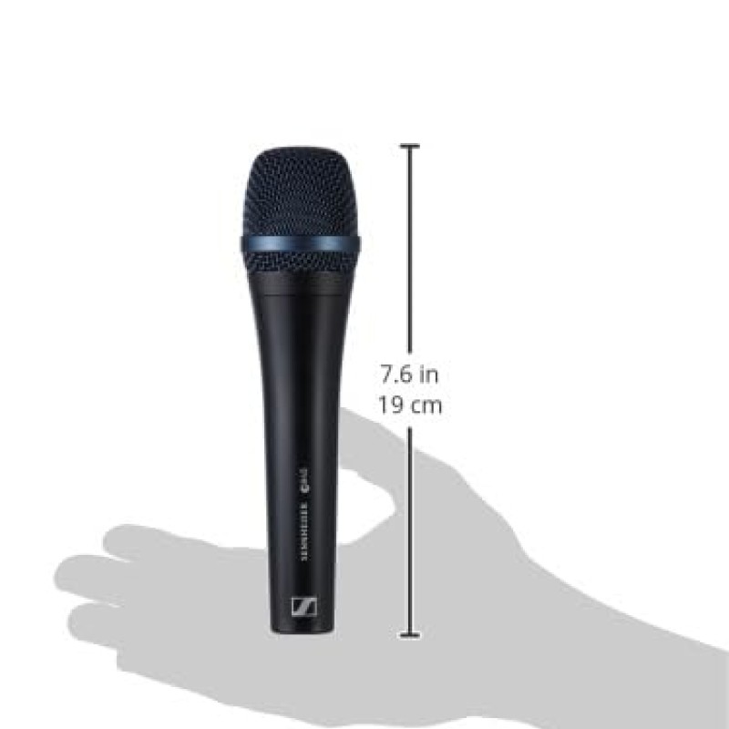 Sennheiser e945 Supercardioid Dynamic Vocal Microphone | High Output | Feedback Rejection | Rugged Metal Body | Uniform Pickup Pattern | Ideal for Live Singing, Touring Musicians & Stage Performers Sennheiser e945 Supercardioid Dynamic Vocal Microphone | High Output | Feedback Rejection | Rugged Metal Body | Uniform Pickup Pattern | Ideal for Live Singing, Touring Musicians & Stage Performers