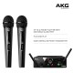 AKG WMS40 Mini Dual Vocal Set US45A/C Wireless Microphone System AKG WMS40 Mini Dual Vocal Set US45A/C Wireless Microphone System