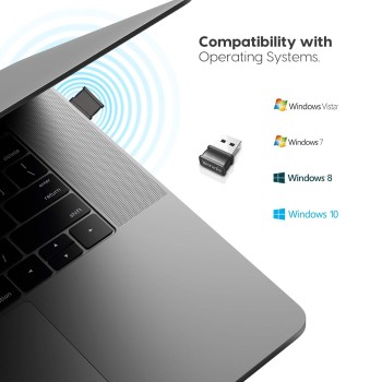 Tenda W311MI Wireless N150 USB Adapter Nano, Black Tenda W311MI Wireless N150 USB Adapter Nano, Black
