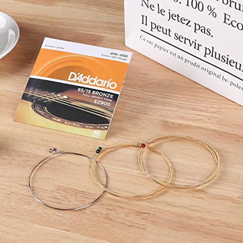 D'Addario Bronze Acoustic Guitar Strings_{.010-.050_Extra Light Gauge}_Stainless Steel Material D'Addario Bronze Acoustic Guitar Strings_{.010-.050_Extra Light Gauge}_Stainless Steel Material