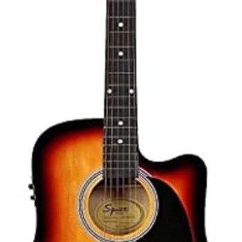 Fender Squier Acoustic Guitar Cutaway Electronics Sa-105Ce Sunburst 930307032 - Rosewood