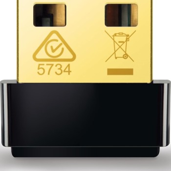 TP-Link Usb Wifi Adapter For Pc(Tl-Wn725N),N150 Wireless Network Adapter For Desktop-Nano Size Wifi Dongle Compatible With Windows 11/10/7/8/8.1/Xp/ Mac Os 10.9-10.15 Linux Kernel 2.6.18-4.4.3,Black