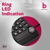 Beetel B11 Corded Landline Phone, Ringer Volume Control, LED for Ring Indication, Wall/Desk Mountable, Classic Design, Clear Call Quality, Mute/Pause/Flash/Redial Function (Made in India)(Black)(B11)