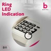Beetel B11 Corded Landline Phone, Ringer Volume Control, LED Ring Indication, Wall/Desk Mountable, Classic Design, Clear Call Quality, Mute/Pause/Flash/Redial Function (Made in India)(Warm Grey)(B11)