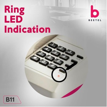 Beetel B11 Corded Landline Phone, Ringer Volume Control, LED Ring Indication, Wall/Desk Mountable, Classic Design, Clear Call Quality, Mute/Pause/Flash/Redial Function (Made in India)(Warm Grey)(B11) Beetel B11 Corded Landline Phone, Ringer Volume Control, LED Ring Indication, Wall/Desk Mountable, Classic Design, Clear Call Quality, Mute/Pause/Flash/Redial Function (Made in India)(Warm Grey)(B11)