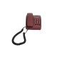Beetel B15 Corded Landline Phone,Ringer Volume Control,LED Ring Indication,Wall/Desk Mountable,Bold Buttons Design,Clear Call Quality,Mute/Pause/Flash/Redial Function (Made in India)(Dark Red)(B15)