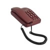 Beetel B15 Corded Landline Phone,Ringer Volume Control,LED Ring Indication,Wall/Desk Mountable,Bold Buttons Design,Clear Call Quality,Mute/Pause/Flash/Redial Function (Made in India)(Dark Red)(B15)