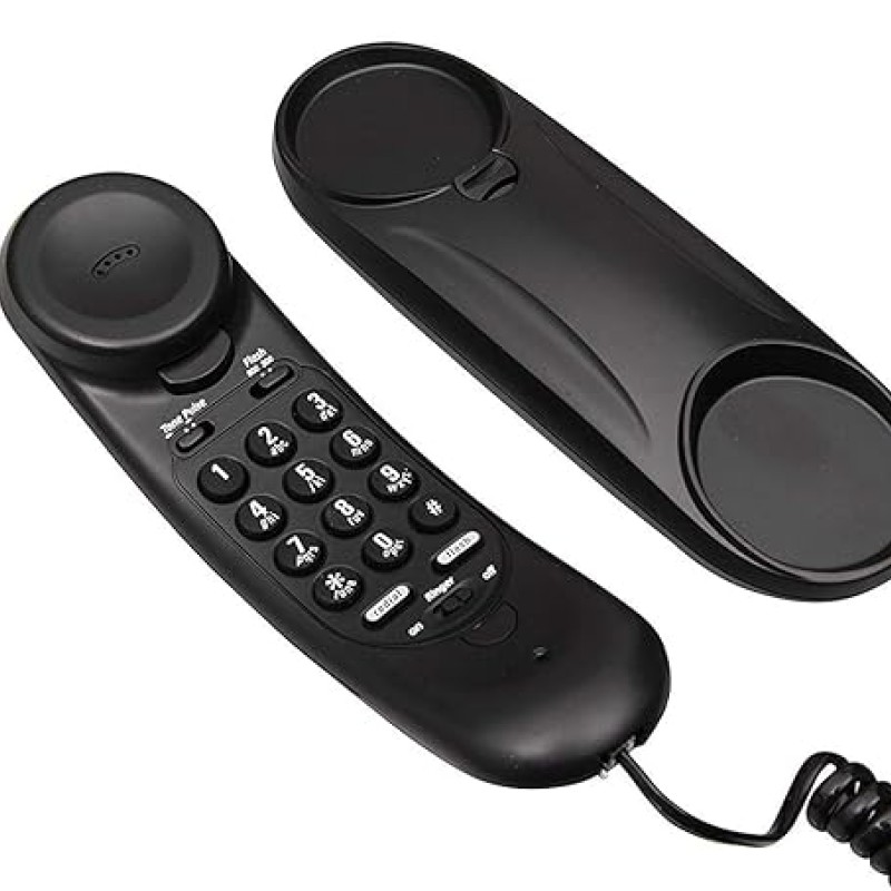 Beetel B26 Slim Corded Landline Phone,Ringer Volume Control,Wall/Desk Mountable,Ringer On/Off Switch,Clear Call Quality,Compact Design,Tone Pulse/Flash/Redial Function (Made in India) (Black)(B26) Beetel B26 Slim Corded Landline Phone,Ringer Volume Control,Wall/Desk Mountable,Ringer On/Off Switch,Clear Call Quality,Compact Design,Tone Pulse/Flash/Redial Function (Made in India) (Black)(B26)