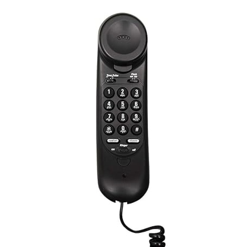 Beetel B26 Slim Corded Landline Phone,Ringer Volume Control,Wall/Desk Mountable,Ringer On/Off Switch,Clear Call Quality,Compact Design,Tone Pulse/Flash/Redial Function (Made in India) (Black)(B26) Beetel B26 Slim Corded Landline Phone,Ringer Volume Control,Wall/Desk Mountable,Ringer On/Off Switch,Clear Call Quality,Compact Design,Tone Pulse/Flash/Redial Function (Made in India) (Black)(B26)