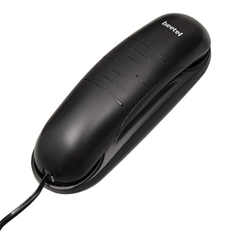 Beetel B26 Slim Corded Landline Phone,Ringer Volume Control,Wall/Desk Mountable,Ringer On/Off Switch,Clear Call Quality,Compact Design,Tone Pulse/Flash/Redial Function (Made in India) (Black)(B26) Beetel B26 Slim Corded Landline Phone,Ringer Volume Control,Wall/Desk Mountable,Ringer On/Off Switch,Clear Call Quality,Compact Design,Tone Pulse/Flash/Redial Function (Made in India) (Black)(B26)