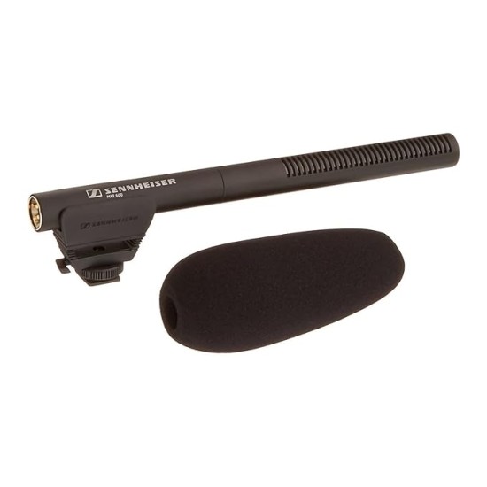 Sennheiser MKE 600 Professional Shotgun XLR Unidirectional Microphone |150 hrs Battery |40Hz - 20K Hz, 3.5mm Jack| Ideal for Youtubers,Vloggers,Filmmakers,Mobile Journalism | Black