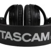 TASCAM TH02-B Closed-Back Stylish Headphone, Black TASCAM TH02-B Closed-Back Stylish Headphone, Black
