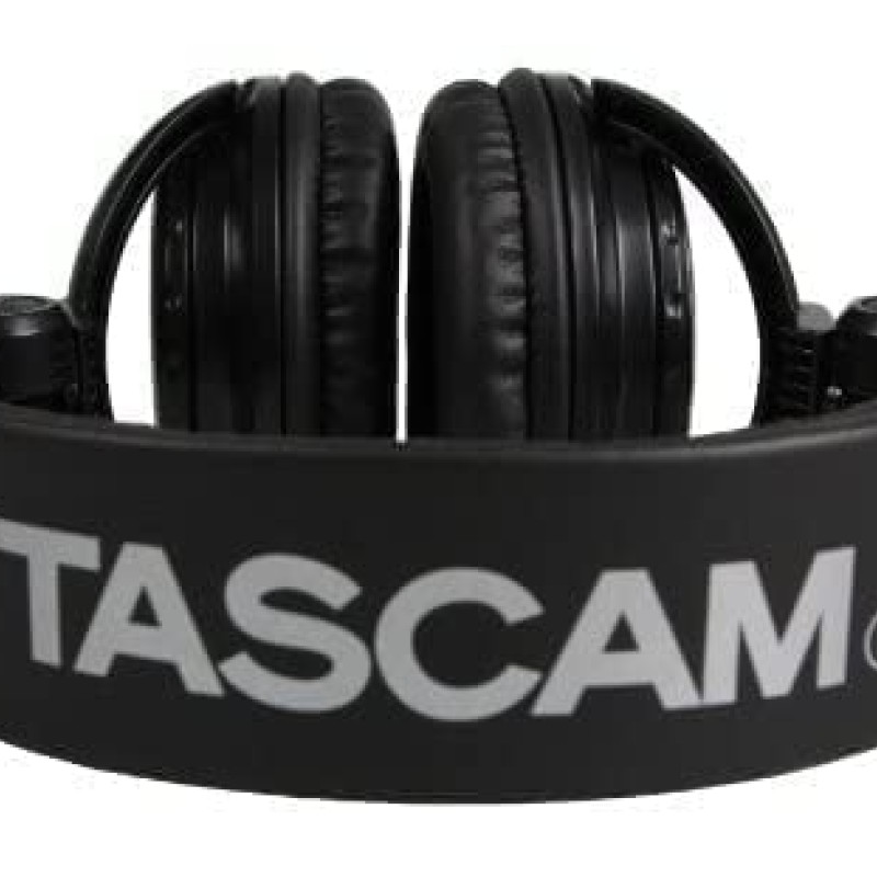 TASCAM TH02-B Closed-Back Stylish Headphone, Black TASCAM TH02-B Closed-Back Stylish Headphone, Black