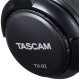 TASCAM TH02-B Closed-Back Stylish Headphone, Black