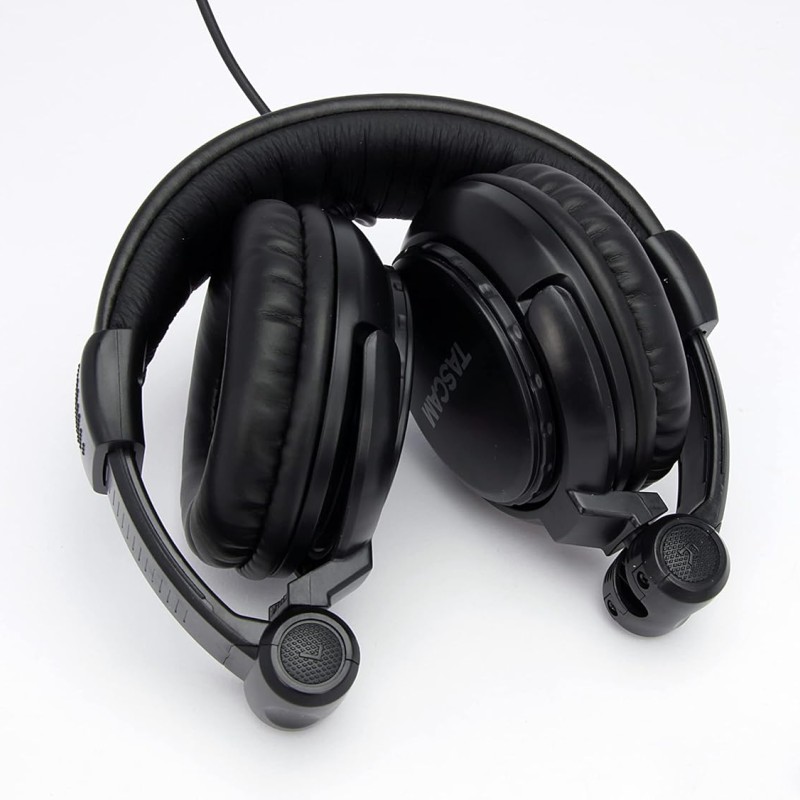 TASCAM TH02-B Closed-Back Stylish Headphone, Black TASCAM TH02-B Closed-Back Stylish Headphone, Black