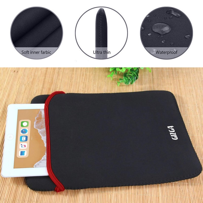 GIZGA Club-laptop Neoprene Reversible for 15.6-inches Laptop Sleeve - Black-Red GIZGA Club-laptop Neoprene Reversible for 15.6-inches Laptop Sleeve - Black-Red