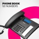 Beetel M90N Caller Id Corded Landline Phone with 16 Digit LCD Display,Fsk/Dtmf Compatable Caller N Id,8 Direct One Touch & 10 Two Touch Memory,Volume Control for Speaker Phone,Music On Hold (Black)