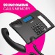 Beetel M90N Caller Id Corded Landline Phone with 16 Digit LCD Display,Fsk/Dtmf Compatable Caller N Id,8 Direct One Touch & 10 Two Touch Memory,Volume Control for Speaker Phone,Music On Hold (Black)