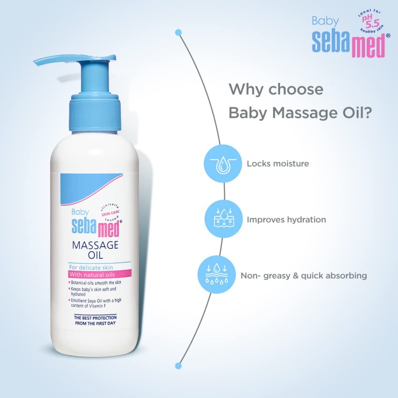 Sebamed Baby Massage Oil, 150ml
